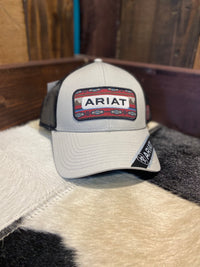Ariat Men's Aztec Logo Patch Ball Cap