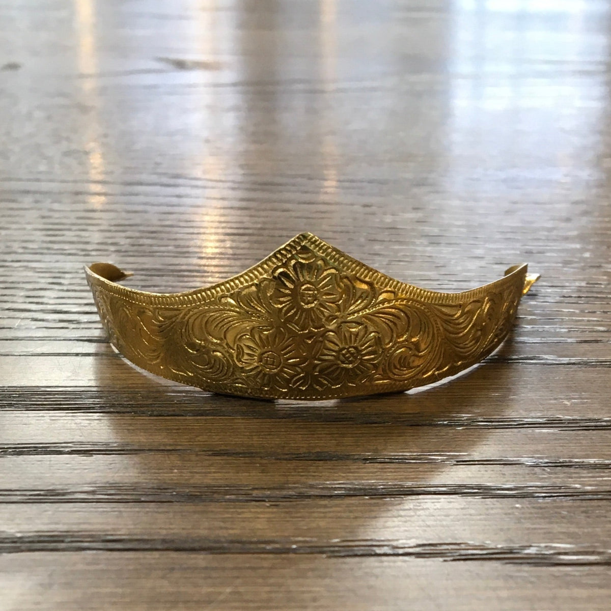 Brass Engraved Heel Caps
