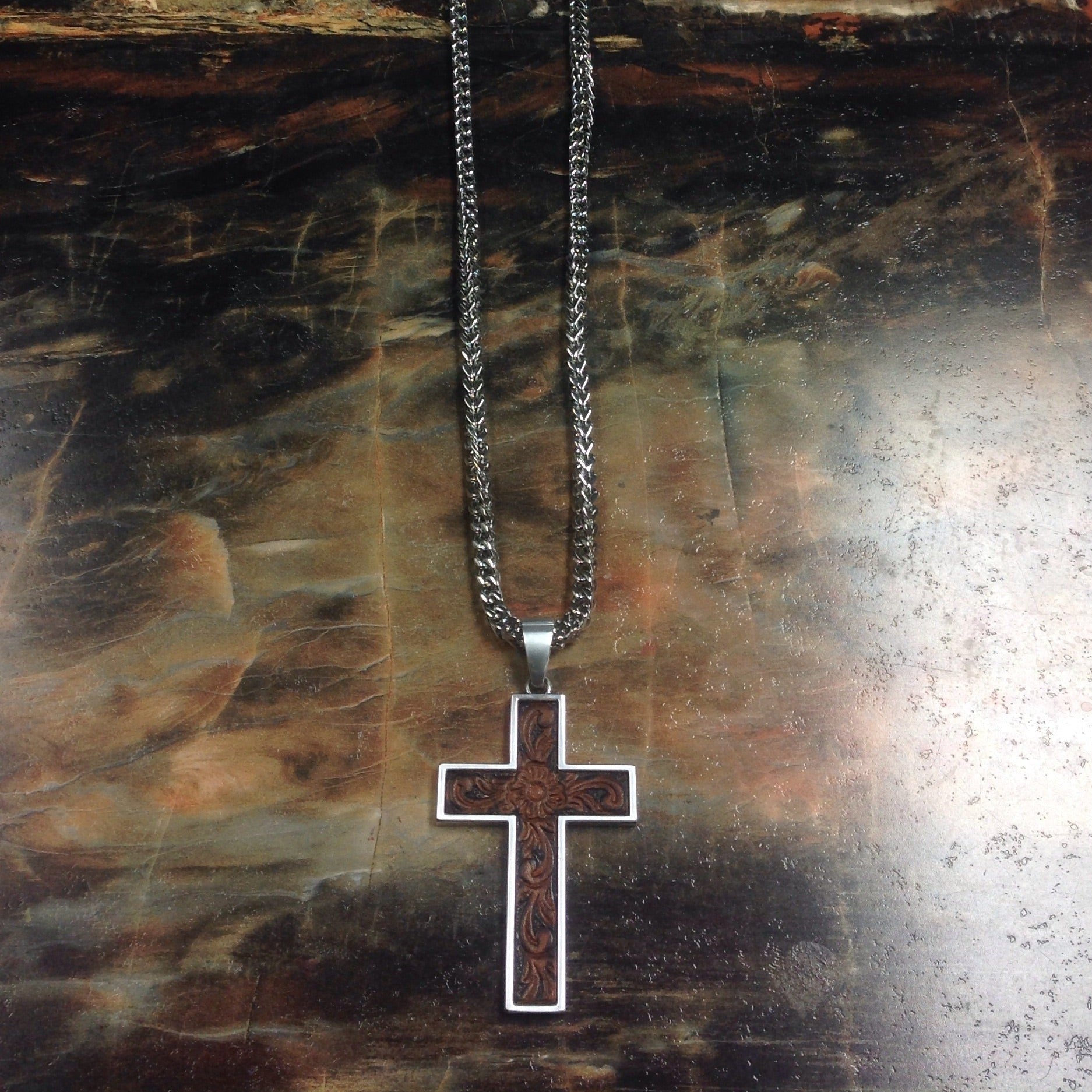 Custom engraved brand cross by Silo Silver | Country jewelry, Cross necklace  silver, Sterling silver cross pendant