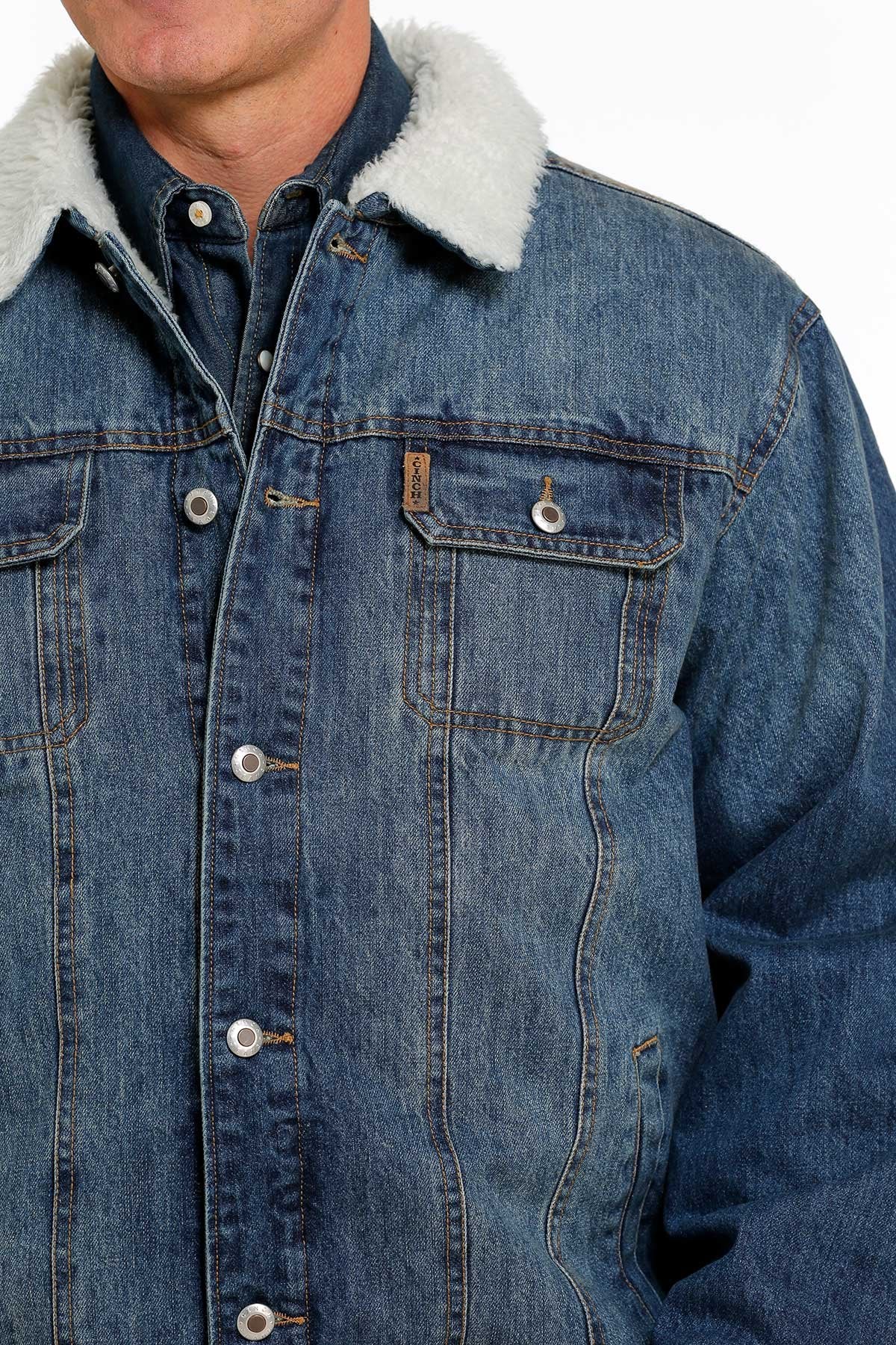 Buy online Men Solid Fur Collar Denim Jacket from Jackets for Men by U.s.  Polo Assn. for ₹6999 at 0% off | 2024 Limeroad.com