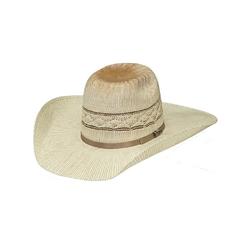 Twister Premium Bangora Two-Tone Straw Cowboy Hat-Ivory/Tan