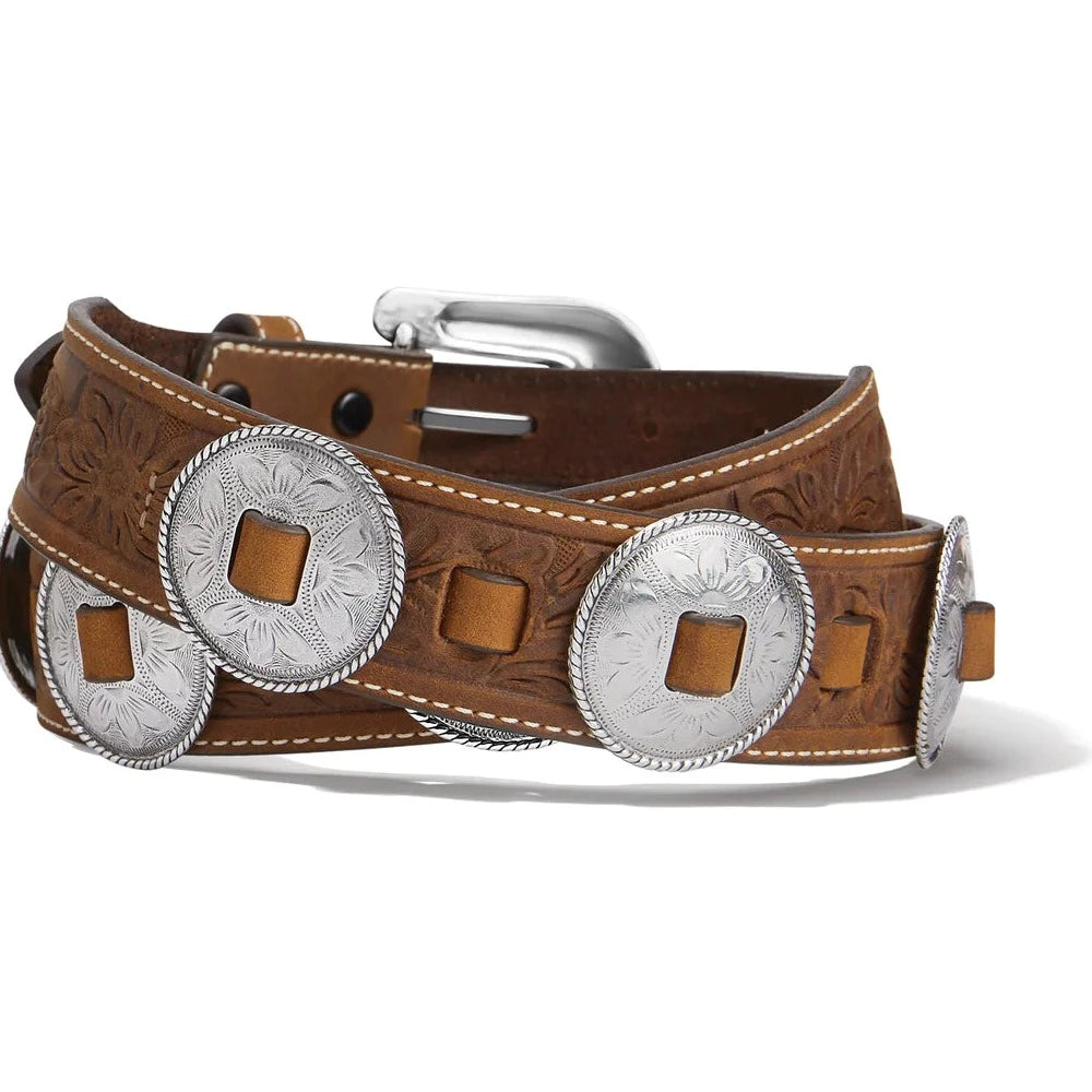 Tony lama tooled leather 2025 ranger belt