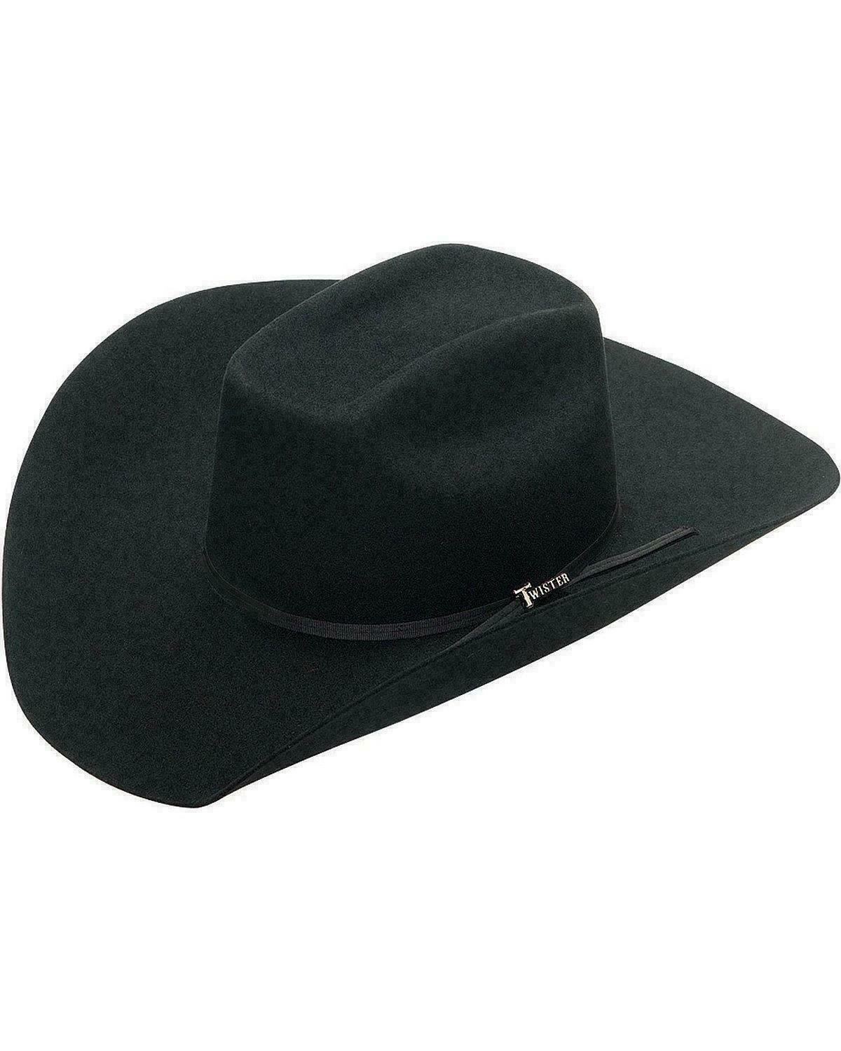 Twister 3X Select Black Wool Midland Cowboy Hat