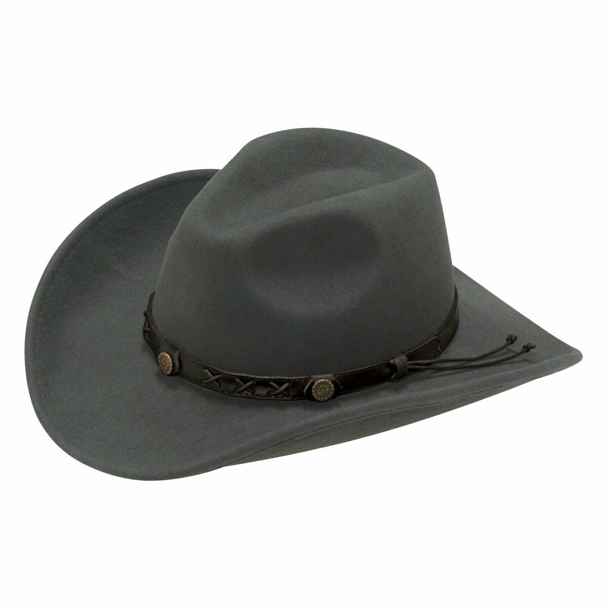 Twister Dakota Crushable Wool Felt Hat in Graphite