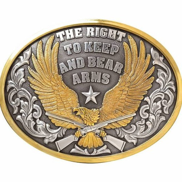 Nocona Right To Keep And Bear Arms Belt Buckle