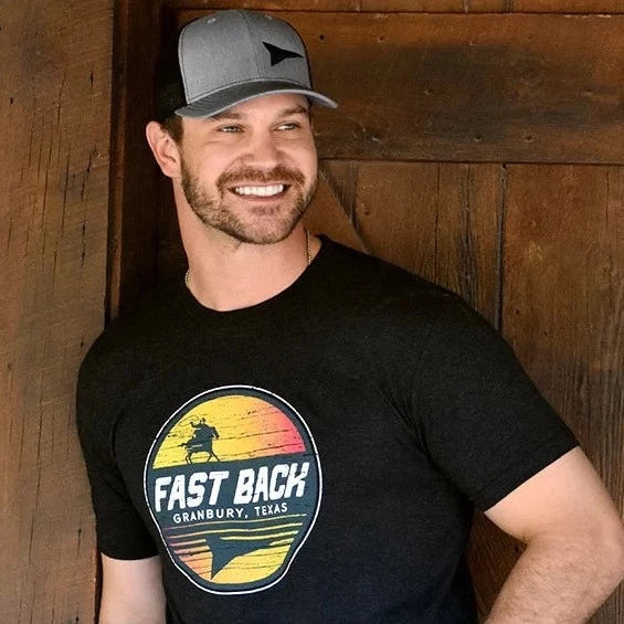 Fast Back Men's Sunset Logo T-Shirt