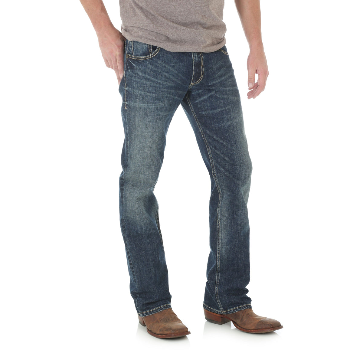 Wrangler Retro Men's Slim Fit Bootcut Jean in Layton